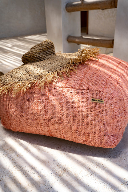 Bazar Bizar De Oh My Gee Poef - Zalm Roze