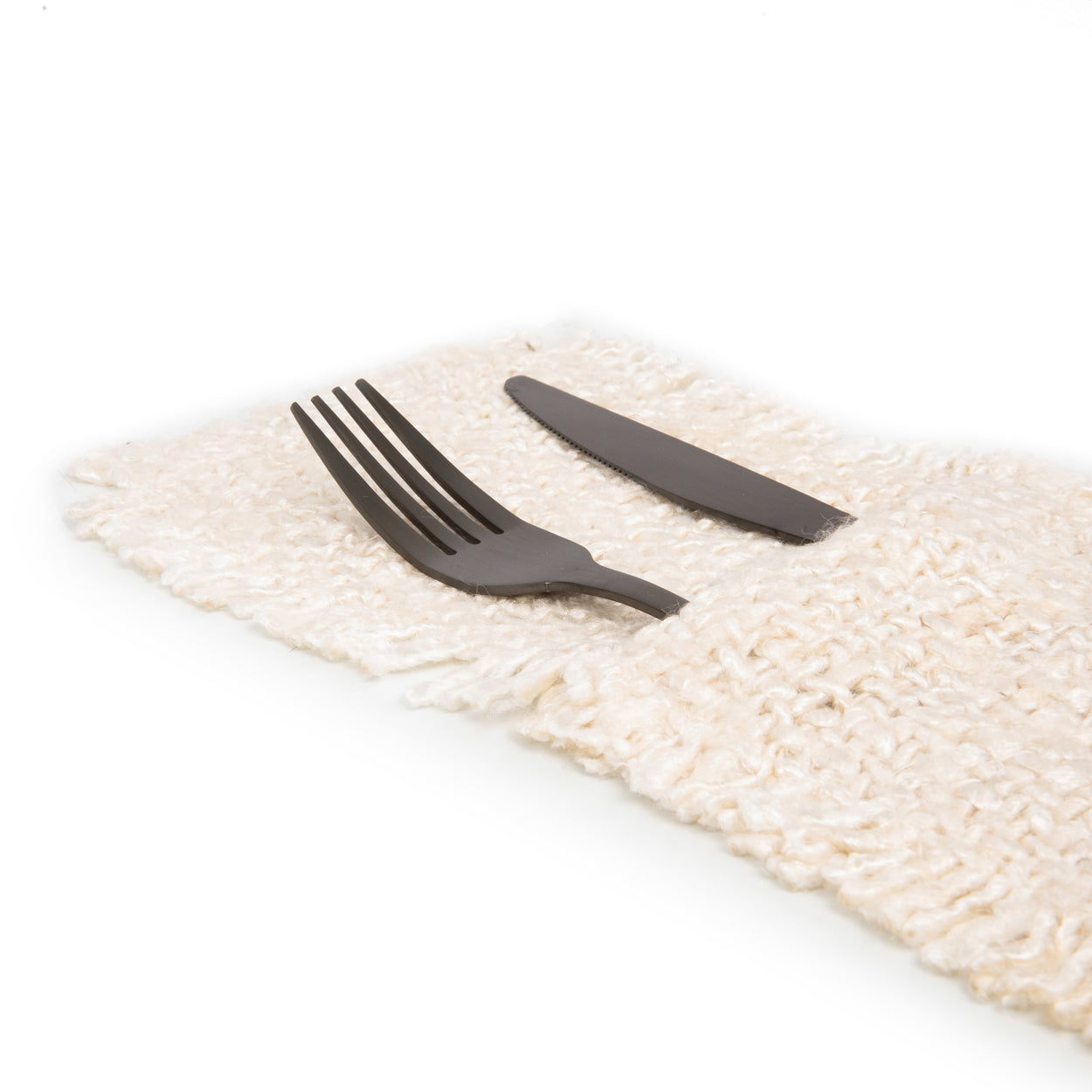 Bazar Bizar Het Oh My Gee Bestekzakje - Creme - Set van 4