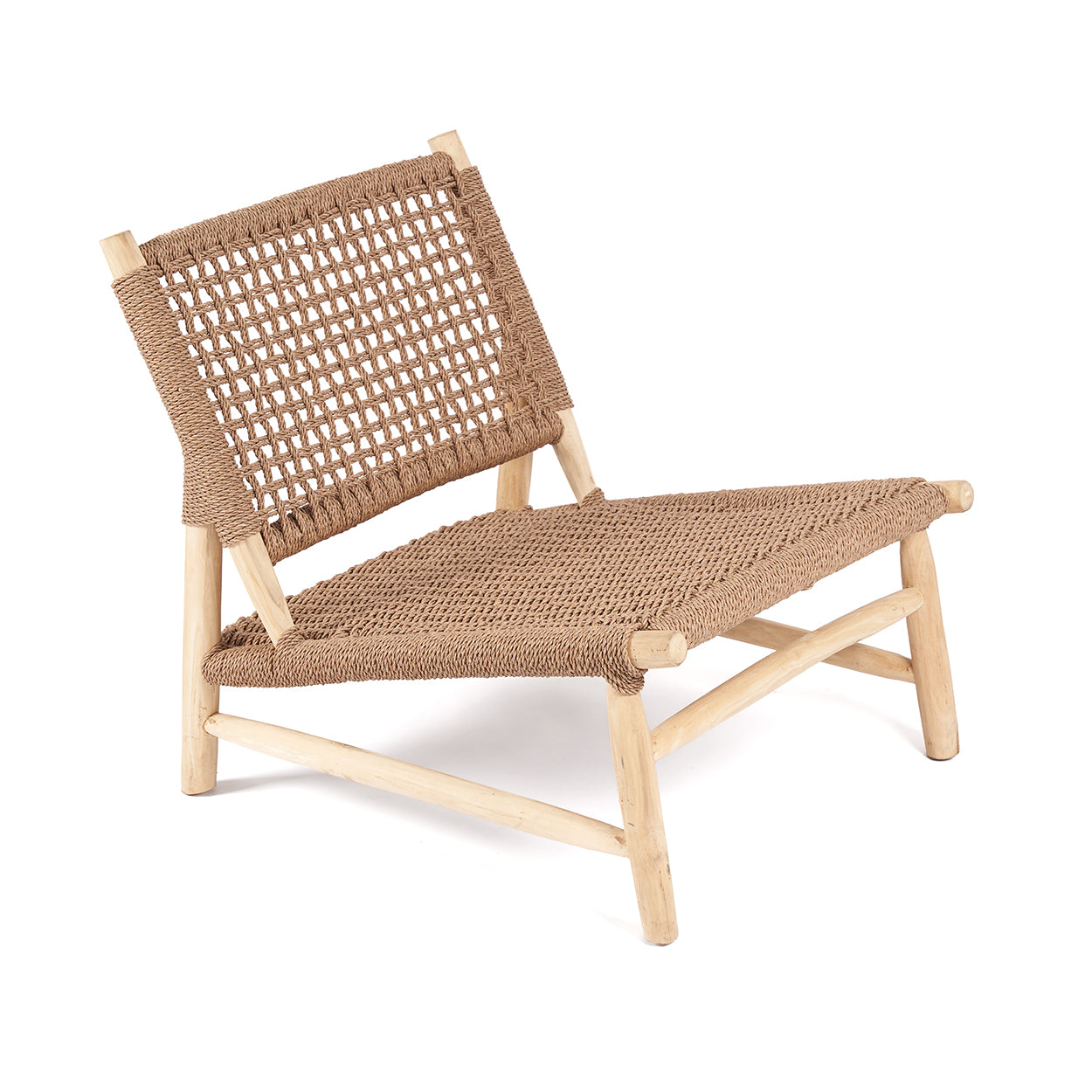 Bazar Bizar De Island Sisal Eenzit - Naturel Bruin