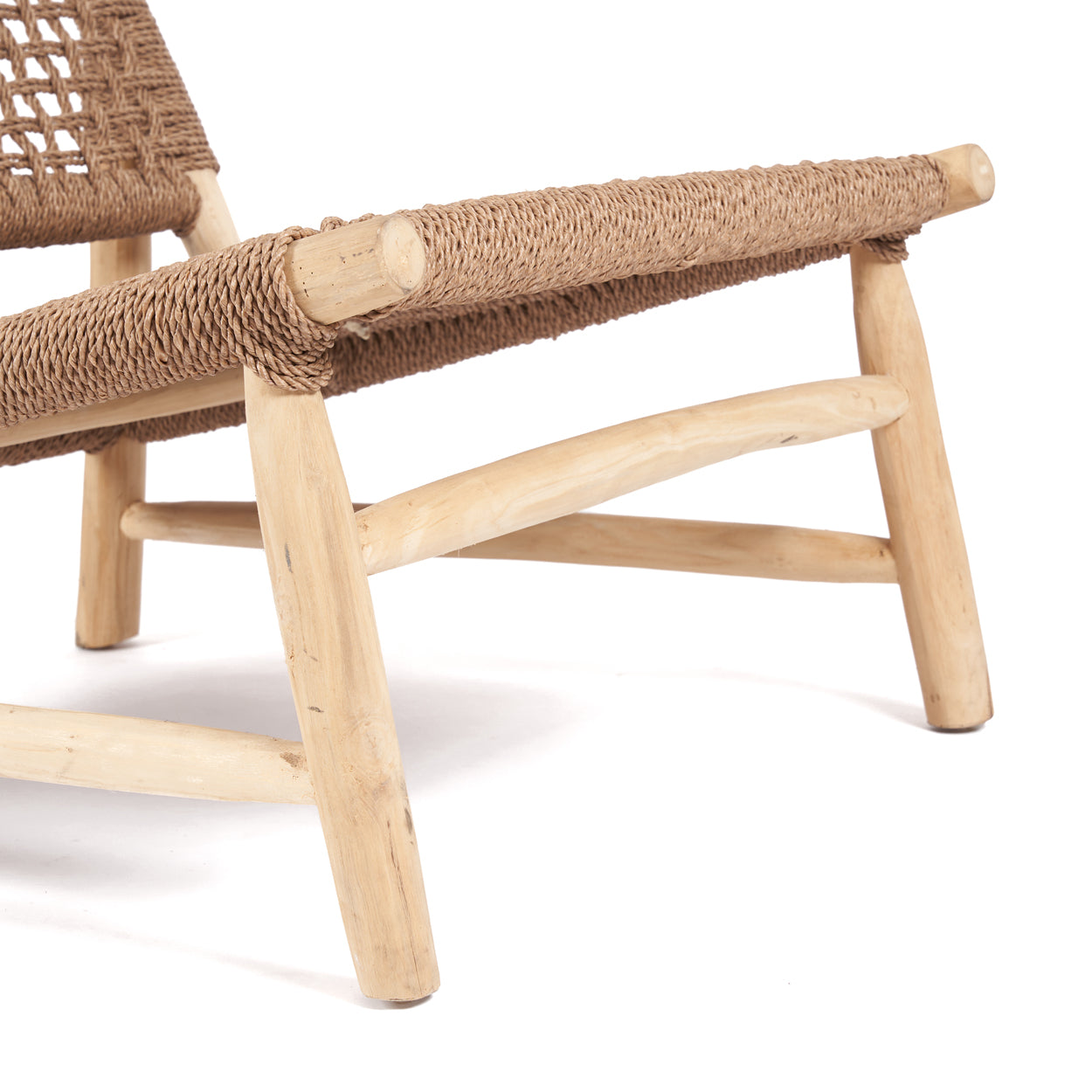 Bazar Bizar De Island Sisal Eenzit - Naturel Bruin