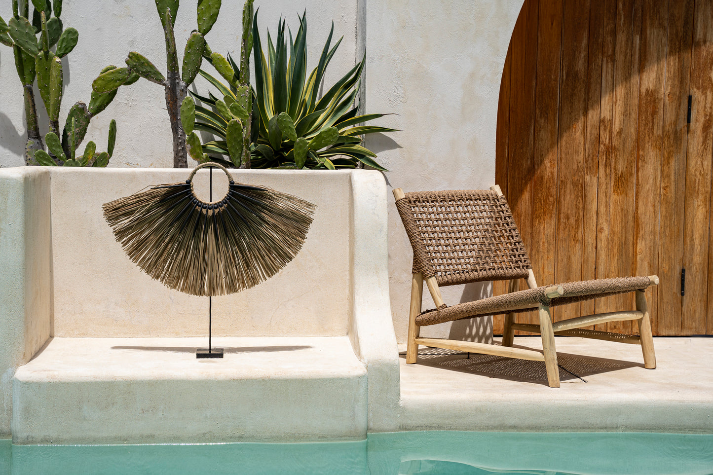Bazar Bizar De Island Sisal Eenzit - Naturel Bruin