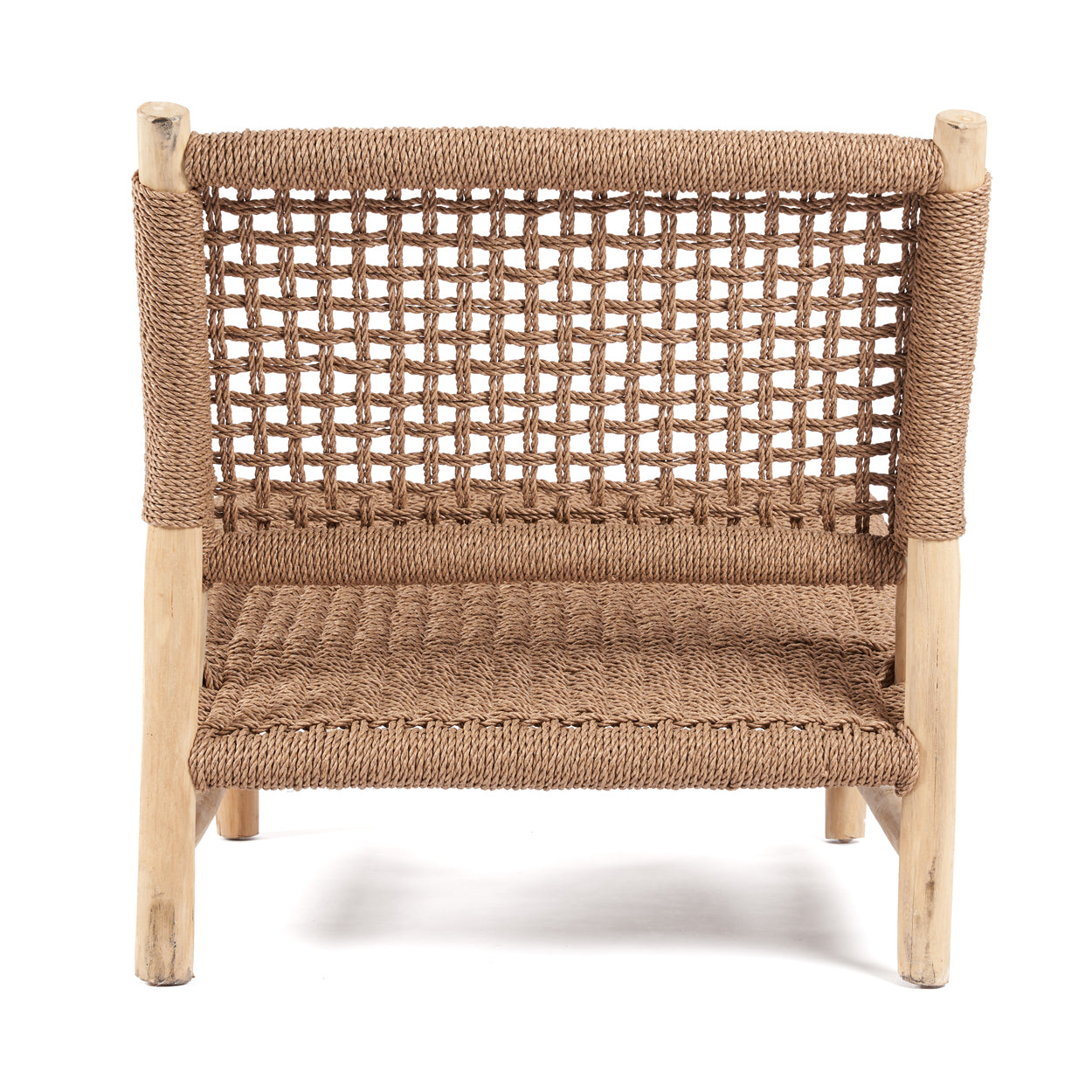 Bazar Bizar De Island Sisal Eenzit - Naturel Bruin