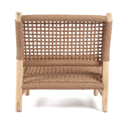 Bazar Bizar De Island Sisal Eenzit - Naturel Bruin