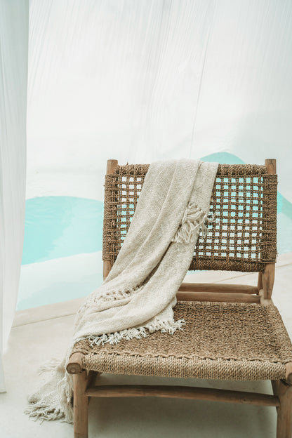 Bazar Bizar De Island Sisal Eenzit - Naturel