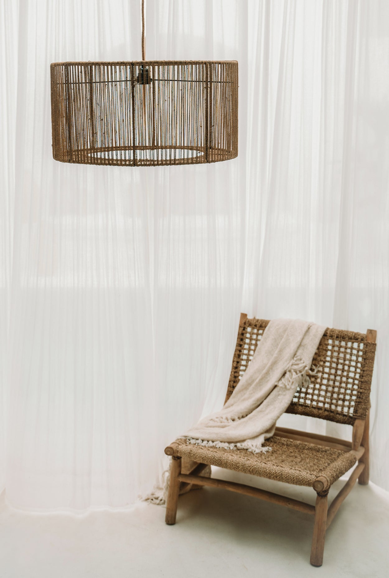 Bazar Bizar De Island Sisal Eenzit - Naturel