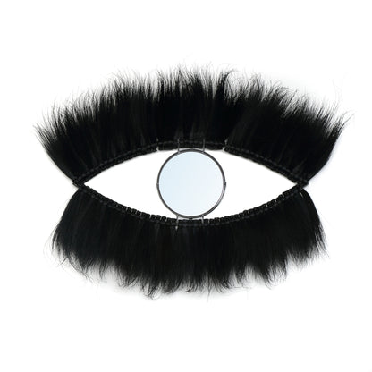 Bazar Bizar - De Black Eye Spiegel - Zwart