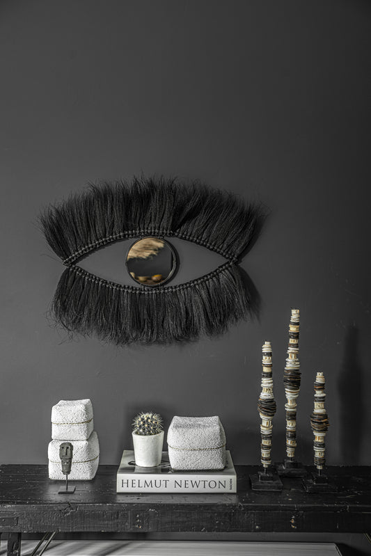 Bazar Bizar - De Black Eye Spiegel - Zwart