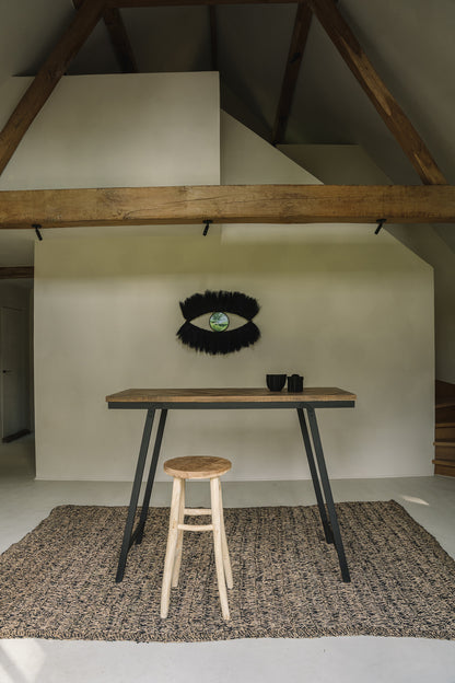Bazar Bizar - De Black Eye Spiegel - Zwart