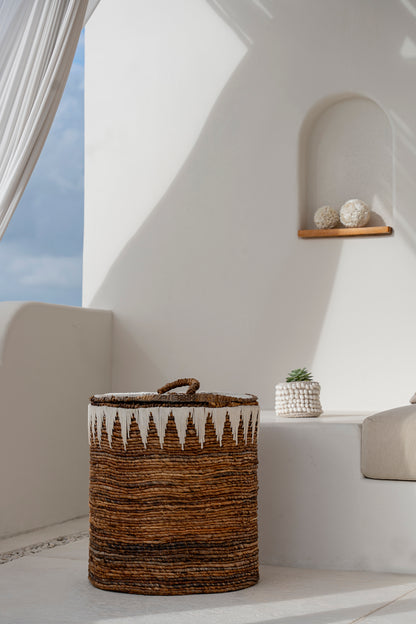 Bazar Bizar - De Banana Stitched Wasmanden - Set van 2