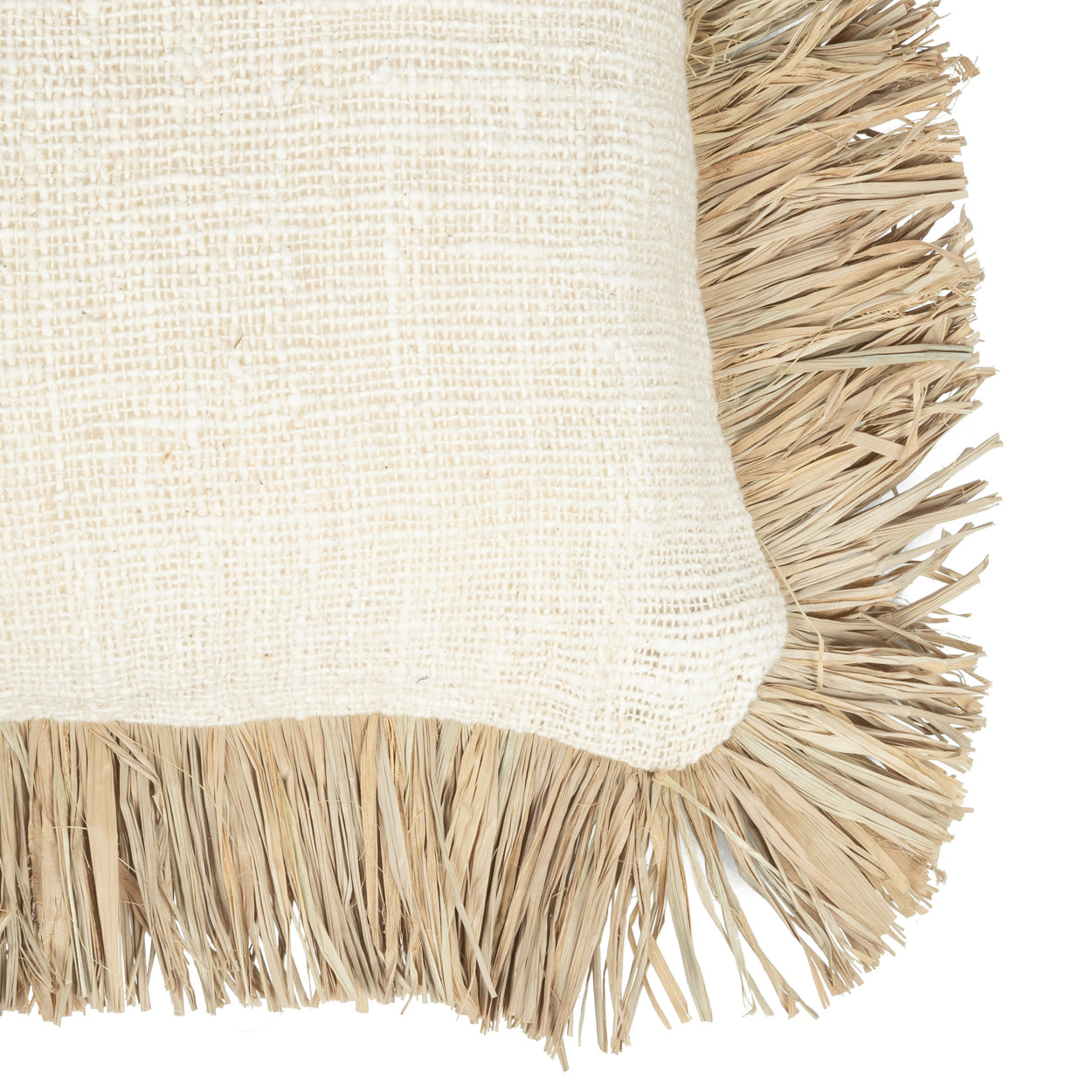Bazar Bizar De Saint Tropez Kussenhoes - Naturel Wit - 40x40