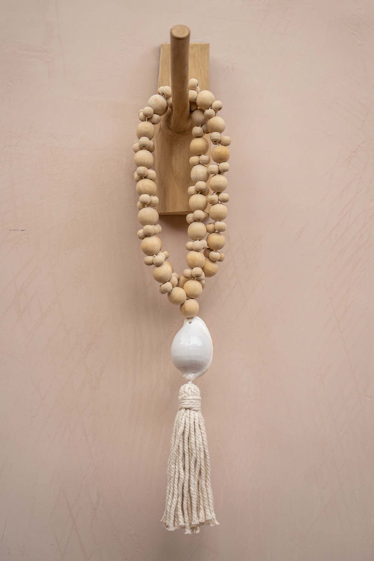Bazar Bizar De Kubu Halsketting - Naturel Wit