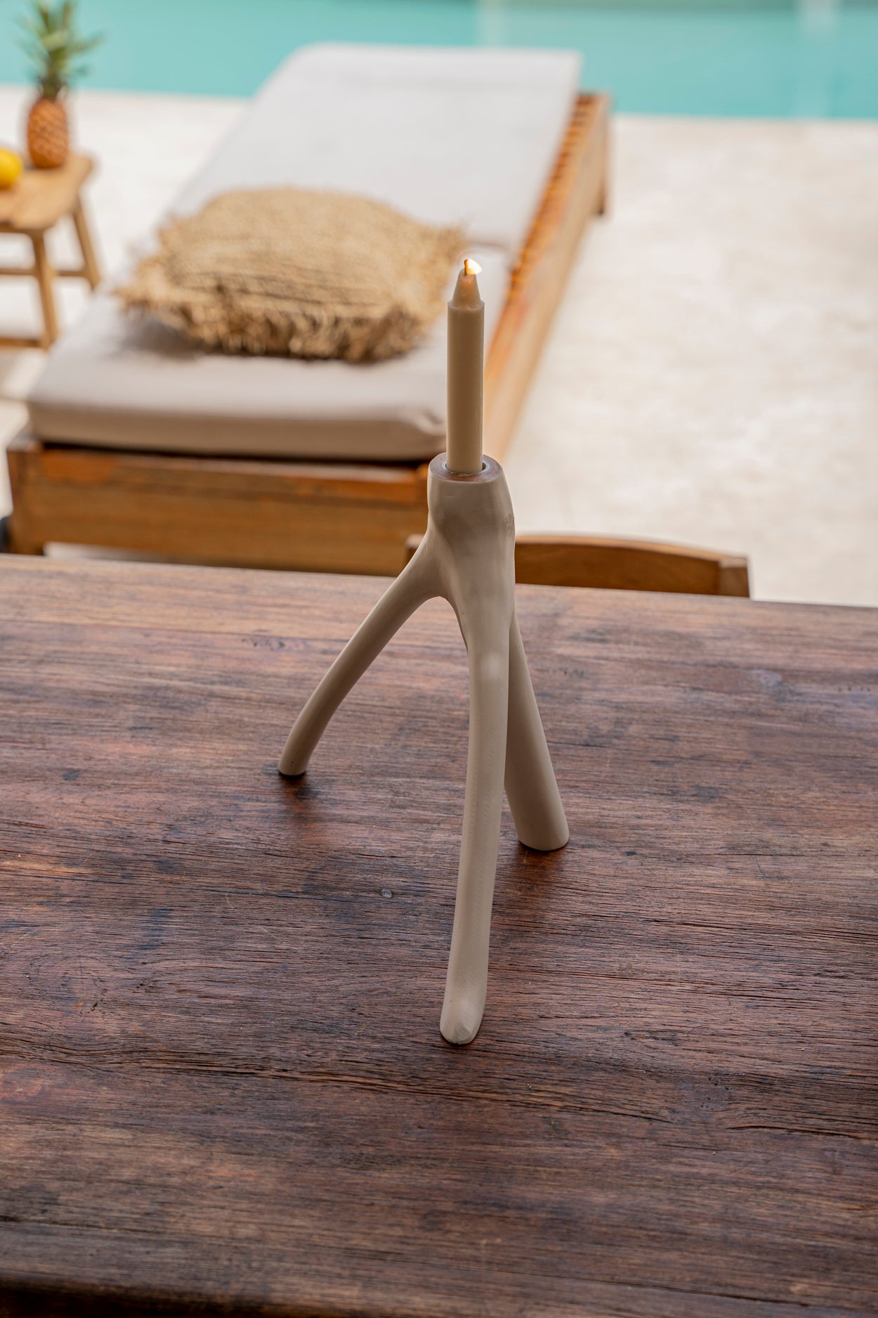 Bazar Bizar De Triple Twig Kaarshouder - Wit