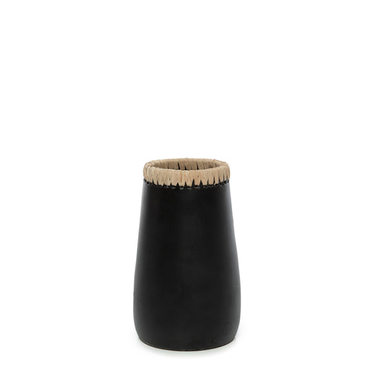 Bazar Bizar De Sneaky Vaas - Zwart Naturel - S