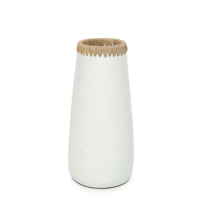 Bazar Bizar De Sneaky Vaas - Wit Naturel - L