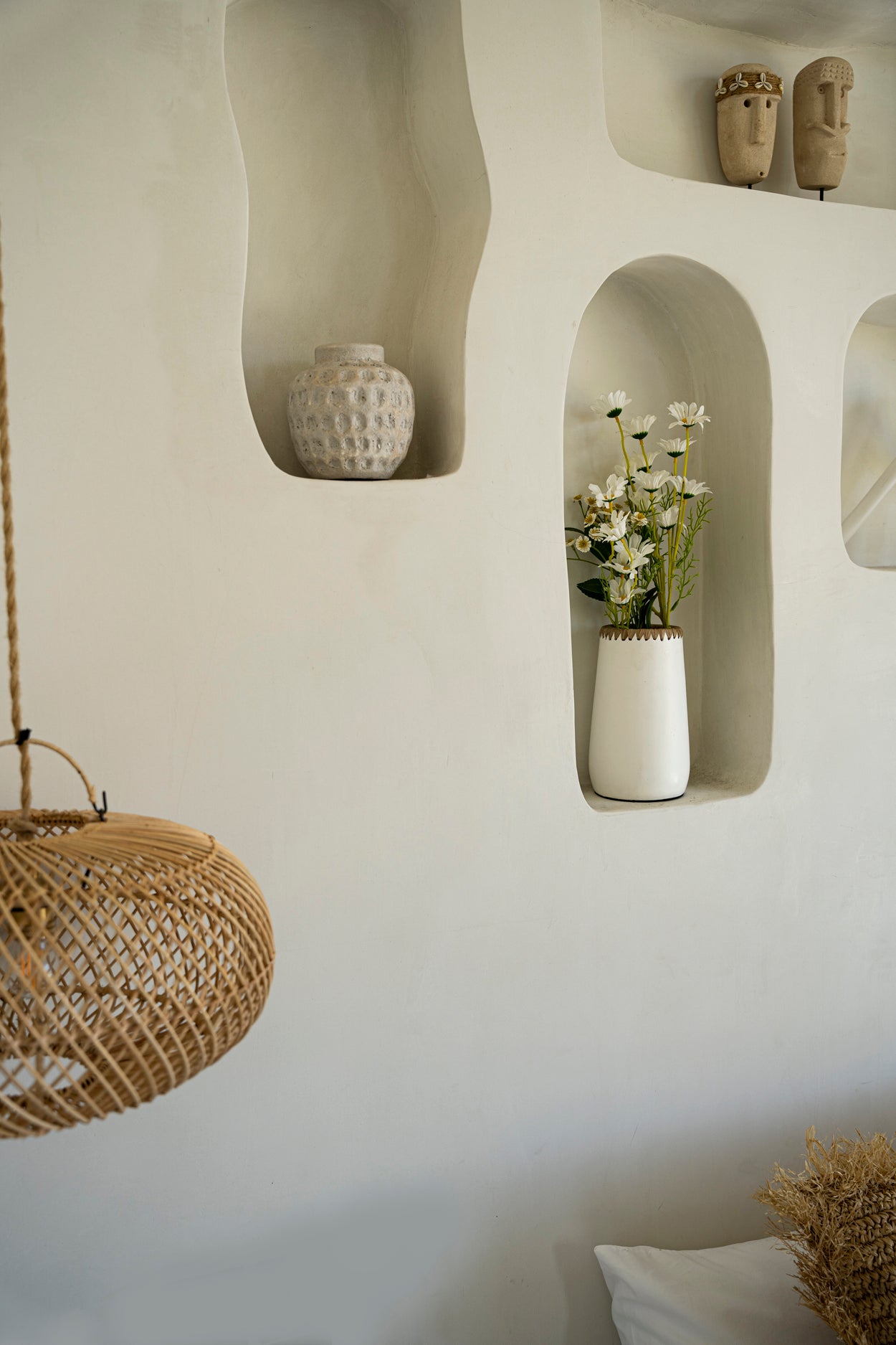 Bazar Bizar De Sneaky Vaas - Wit Naturel - S