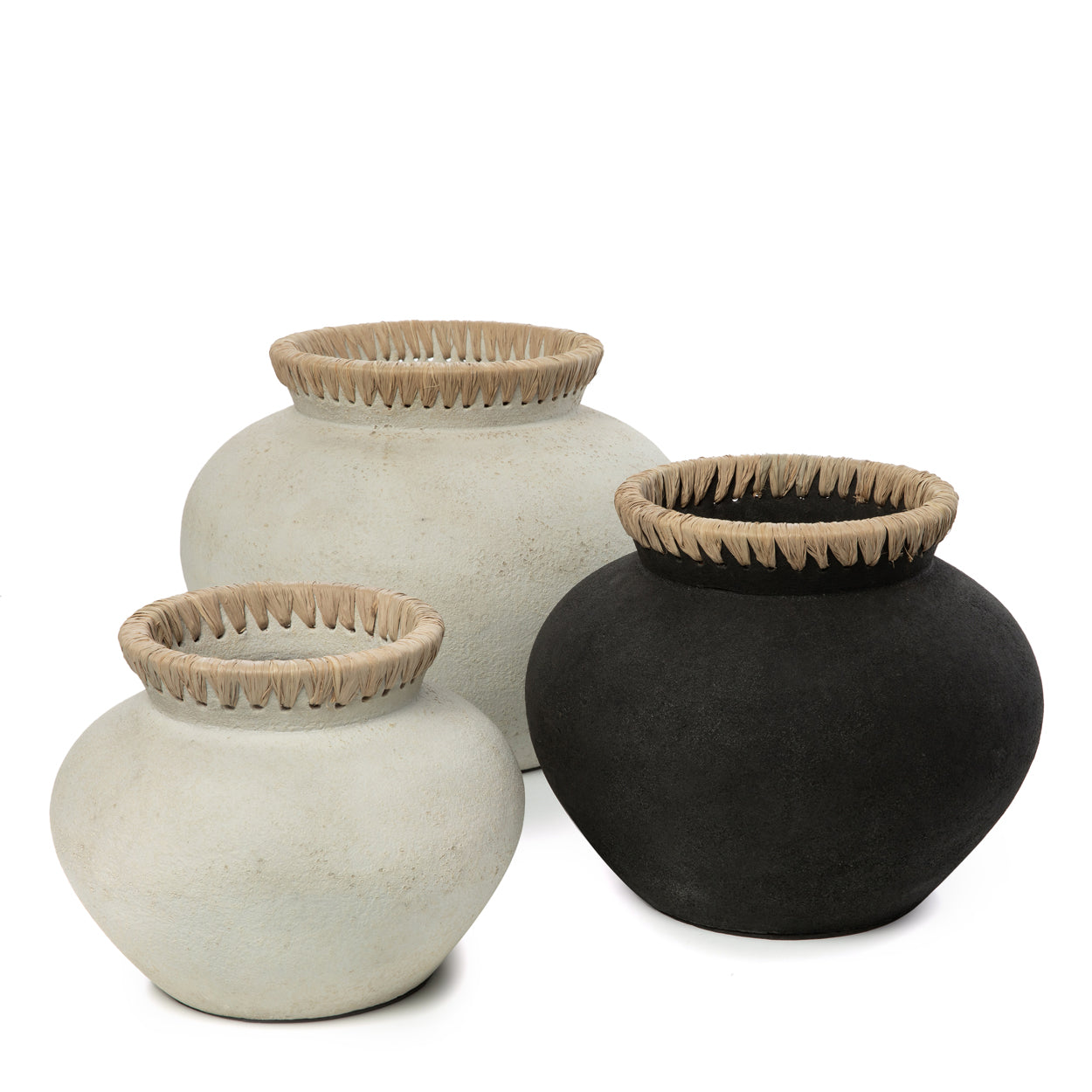 Bazar Bizar De Styly Vaas - Zwart Naturel - M