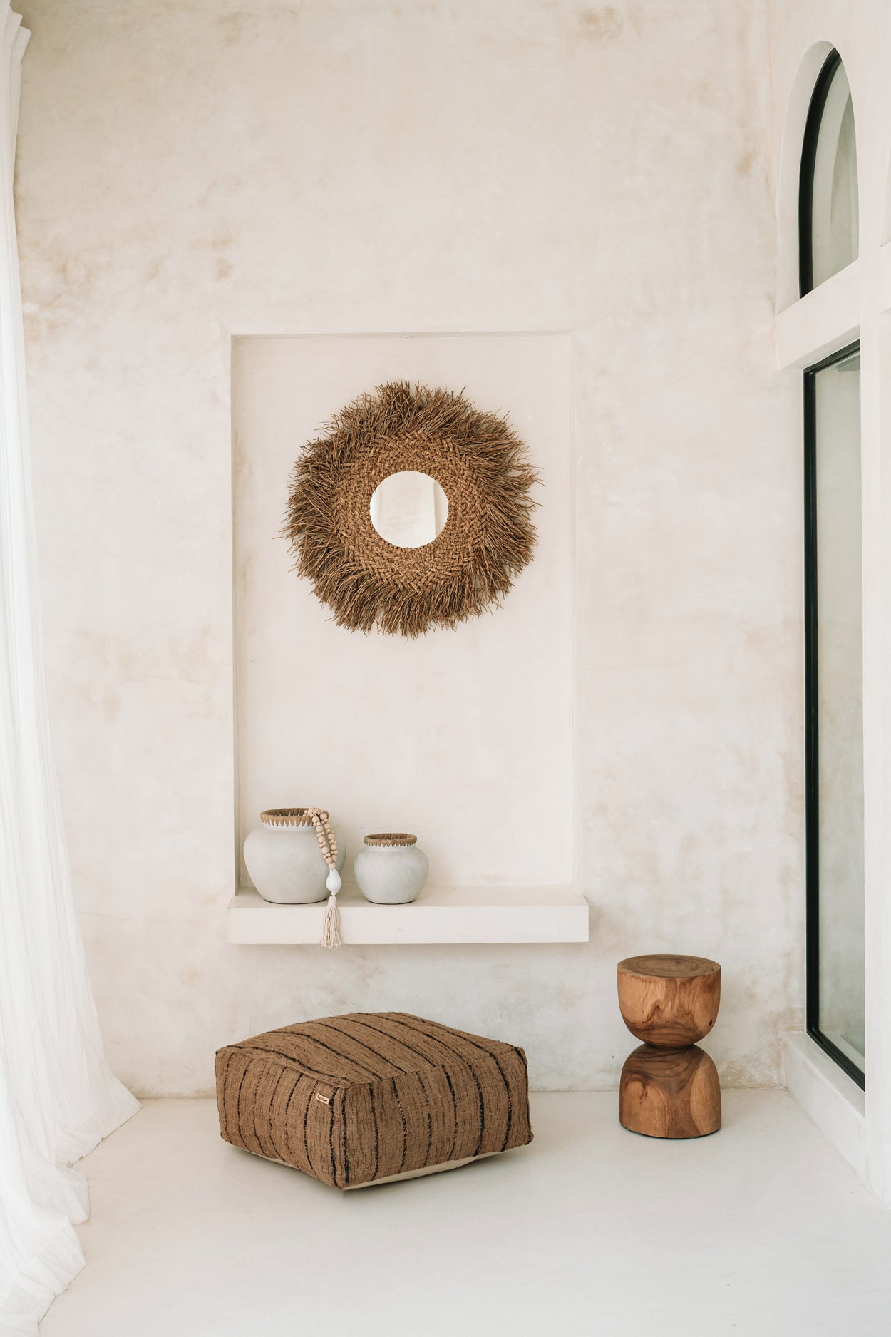 Bazar Bizar De Styly Vaas - Beton Naturel - M