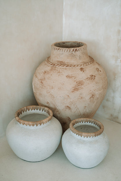 Bazar Bizar De Styly Vaas - Beton Naturel - M