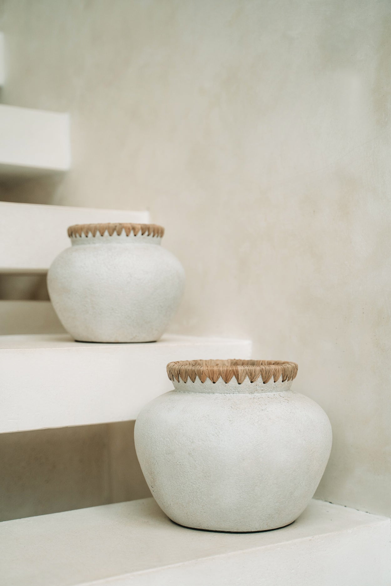 Bazar Bizar De Styly Vaas - Beton Naturel - M