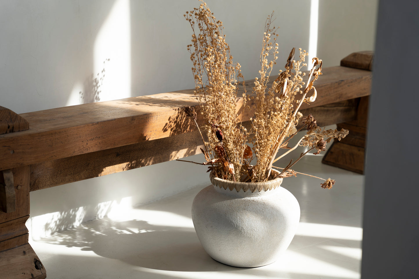 Bazar Bizar De Styly Vaas - Beton Naturel - M
