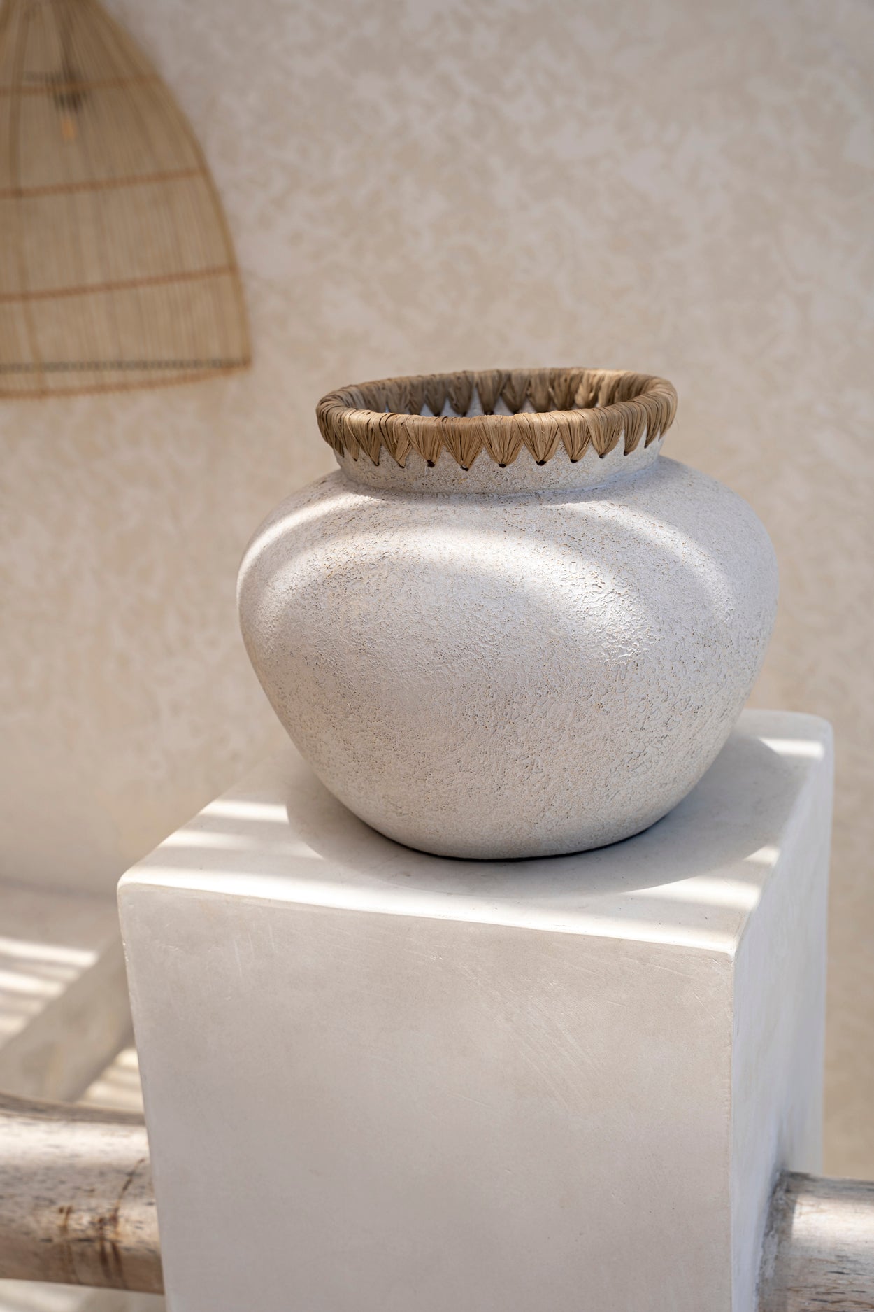 Bazar Bizar De Styly Vaas - Beton Naturel - M