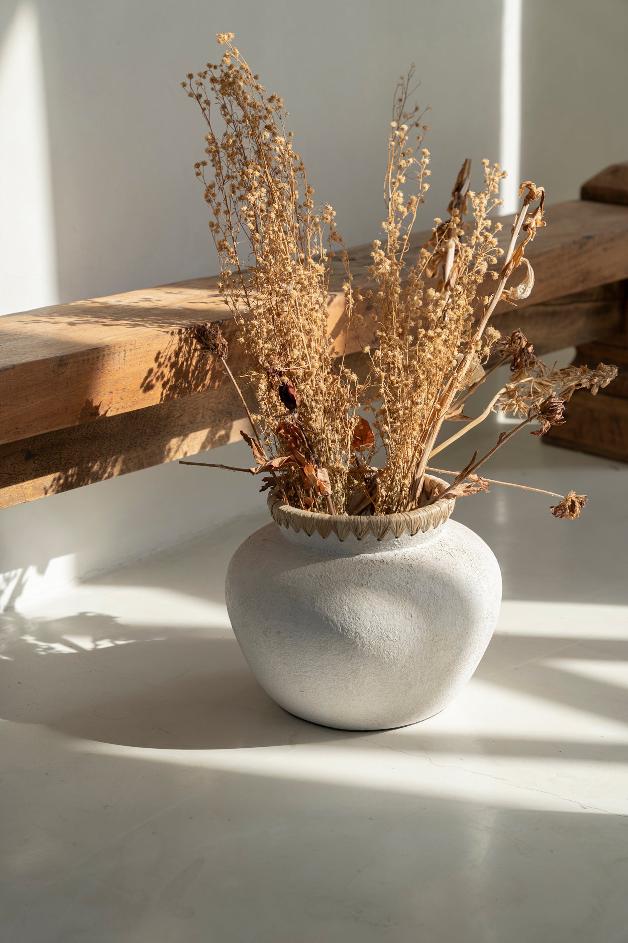 Bazar Bizar De Styly Vaas - Beton Naturel - M