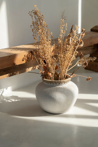 Bazar Bizar De Styly Vaas - Beton Naturel - M