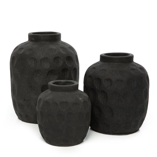 Bazar Bizar De Trendy Vaas - Zwart - M