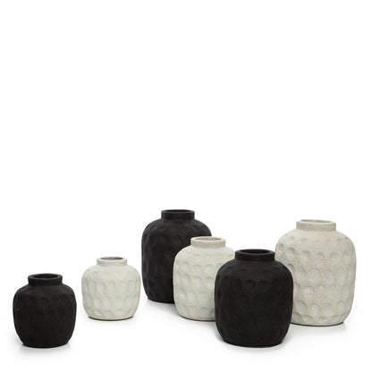 Bazar Bizar De Trendy Vaas - Zwart - S