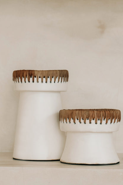 Bazar Bizar De Pretty Kaarsenhouder - Wit Naturel - L