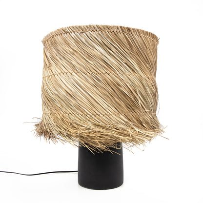 Bazar Bizar De Pandan Tafellamp - Zwart Naturel