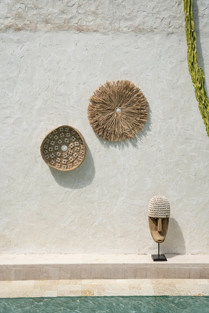 Bazar Bizar De Caribe Shell Plaat - Naturel Wit - M