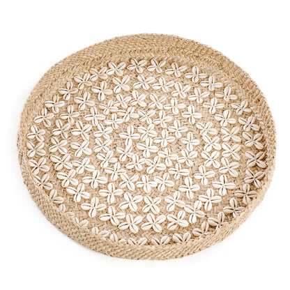 Bazar Bizar De Costa Shell Plaat - Naturel Wit - M
