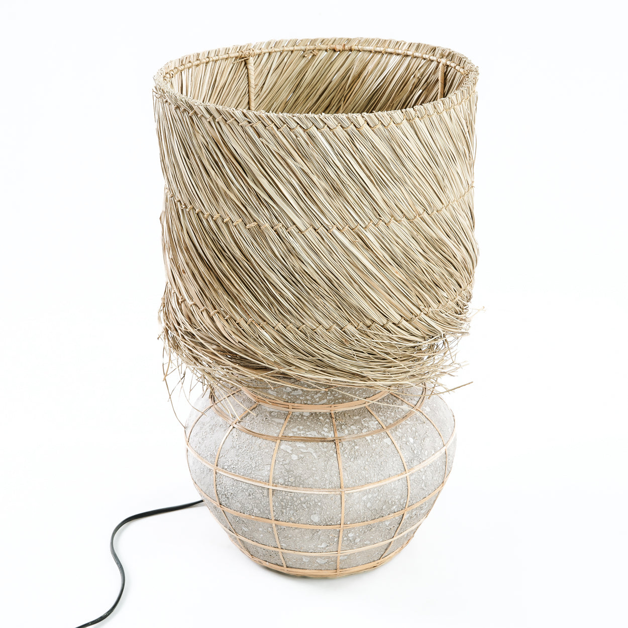 Bazar Bizar De Lipsi Tafellamp - Naturel Betongrijs