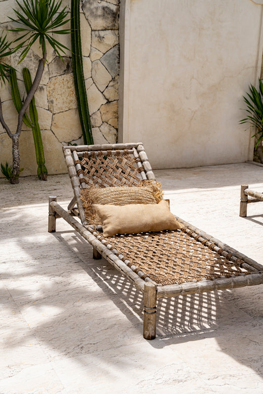 Bazar Bizar De Jute Kussenhoes - Naturel - 30x60