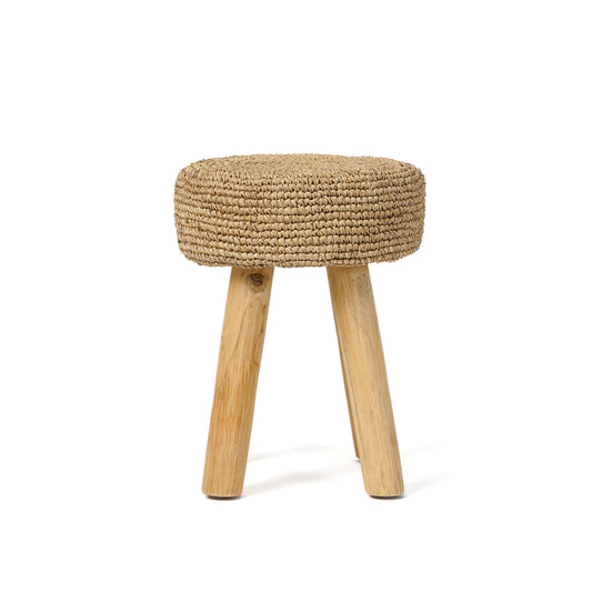Bazar Bizar  Raffia Kruk - Naturel