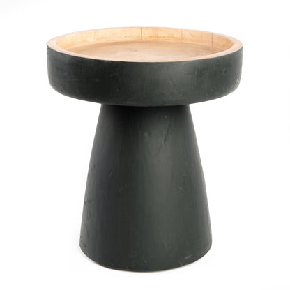 Bazar Bizar De Rayu Bijzettafel - Zwart Naturel