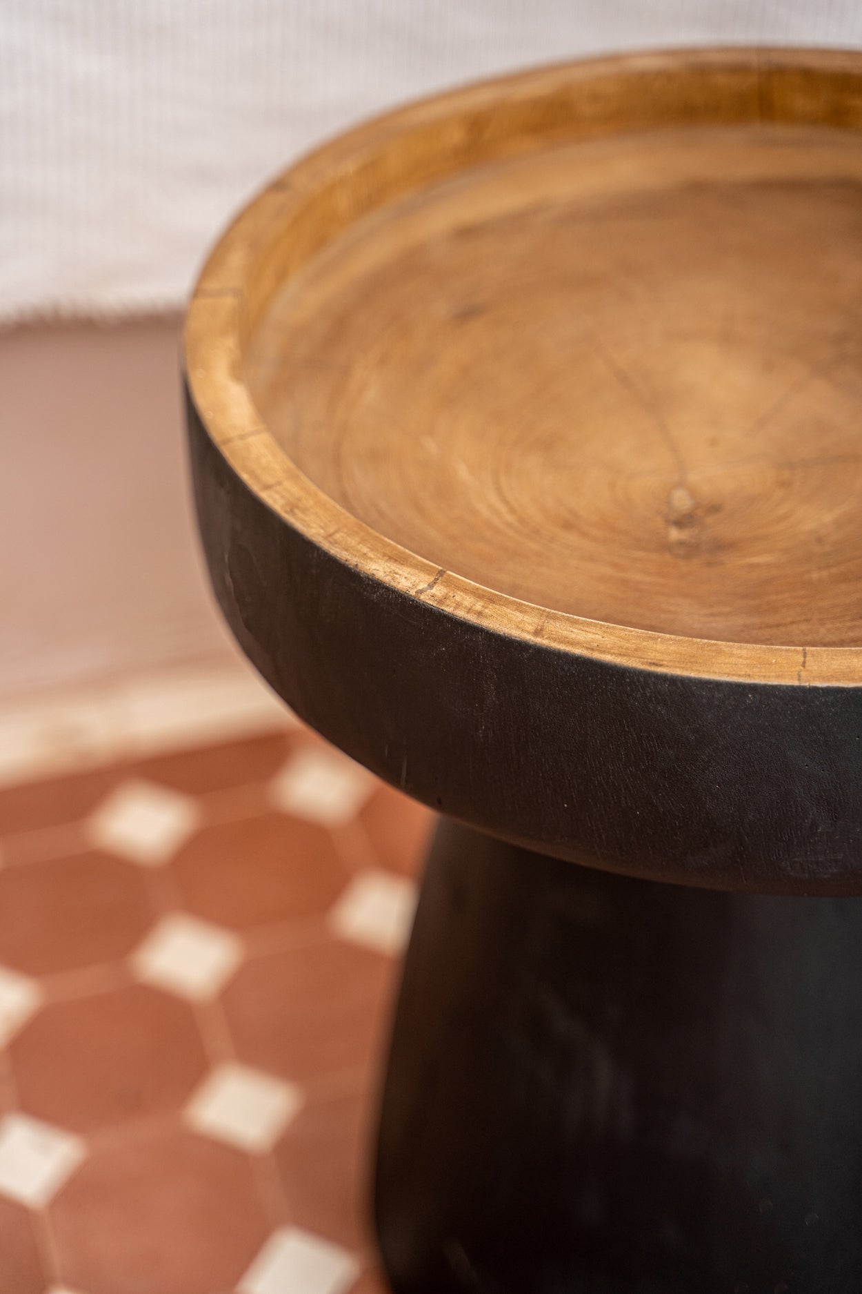 Bazar Bizar De Rayu Bijzettafel - Zwart Naturel
