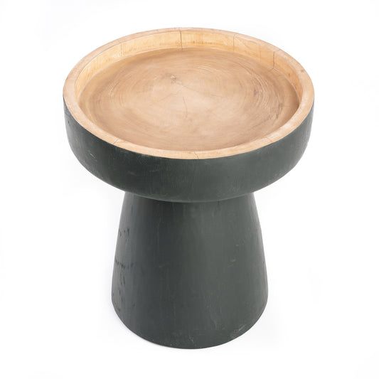 Bazar Bizar De Rayu Bijzettafel - Zwart Naturel
