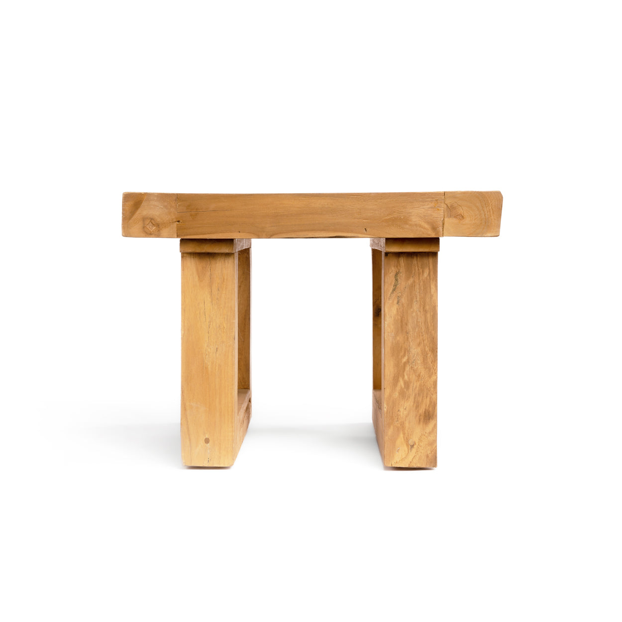 Bazar Bizar De Reclaimed Teak Bijzettafel - Naturel