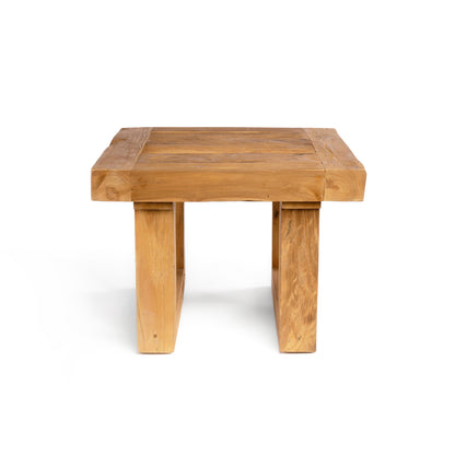 Bazar Bizar De Reclaimed Teak Bijzettafel - Naturel