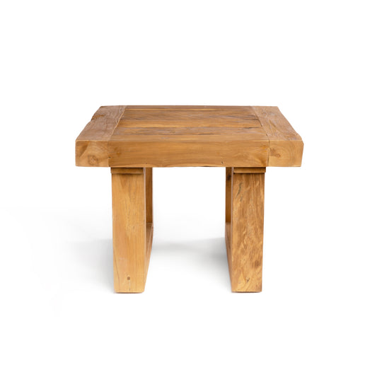 Bazar Bizar De Reclaimed Teak Bijzettafel - Naturel