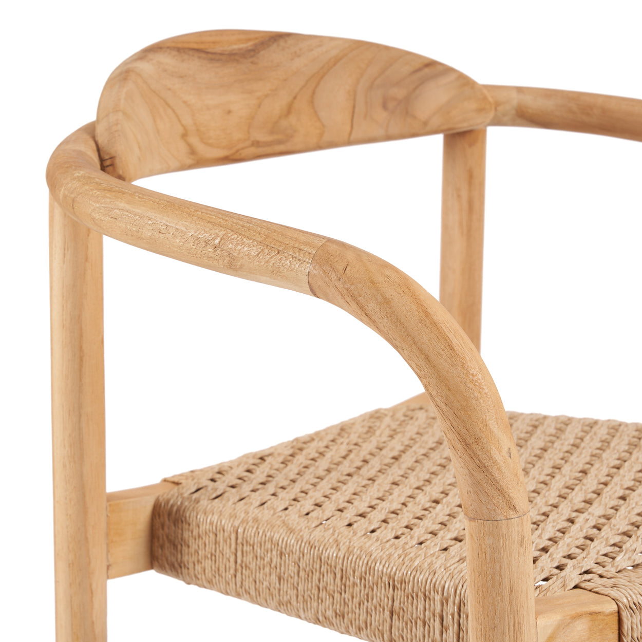 Bazar Bizar - De Amaya Eetkamerstoel -Naturel - Outdoor