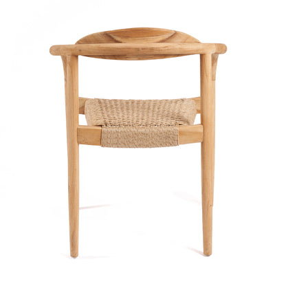Bazar Bizar - De Amaya Eetkamerstoel -Naturel - Outdoor