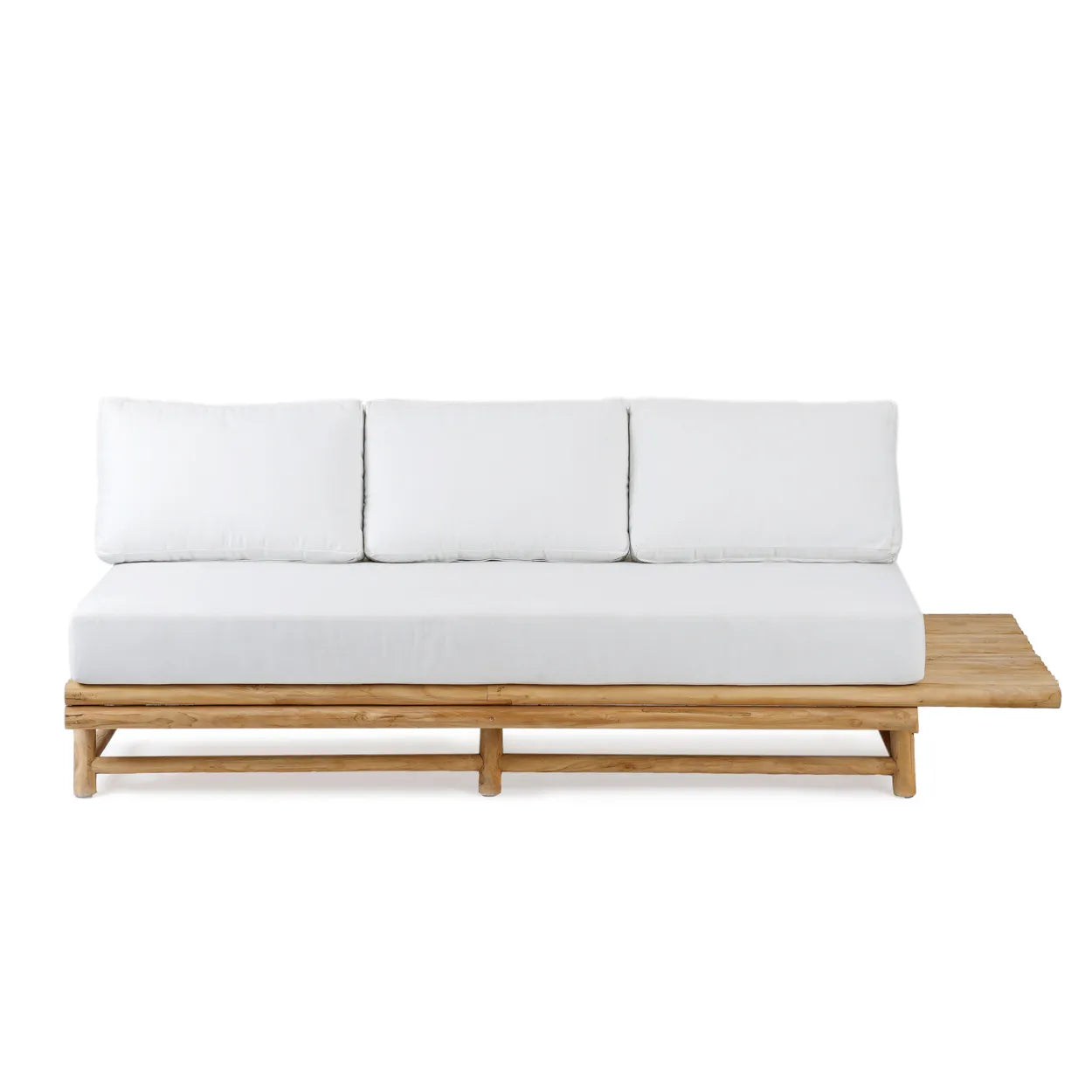 Bazar Bizar De Nusa Penida Driezitter Sofa - Naturel Wit - Outdoor