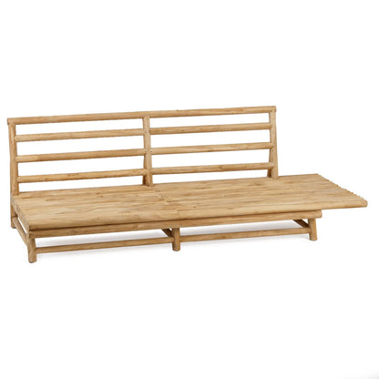 Bazar Bizar De Nusa Penida Driezitter Sofa - Naturel Wit - Outdoor