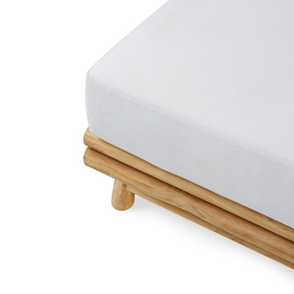 Bazar Bizar De Nusa Penida Driezitter Sofa - Naturel Wit - Outdoor