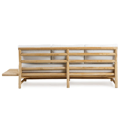 Bazar Bizar De Nusa Penida Driezitter Sofa - Naturel Wit - Outdoor