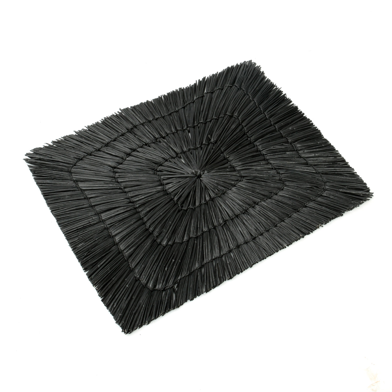 Bazar Bizar - De Alang Alang Placemat - Rechthoekig - Zwart