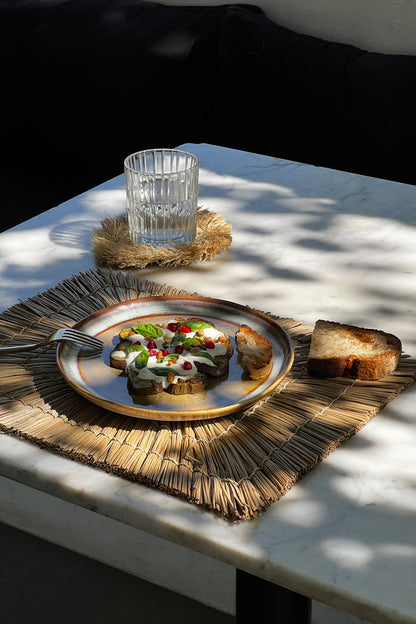 Bazar Bizar - De Alang Alang Placemat - Rechthoekig - Naturel